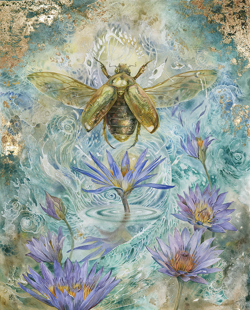 Depiction of "When Flowers Dream III" by Stephanie Law