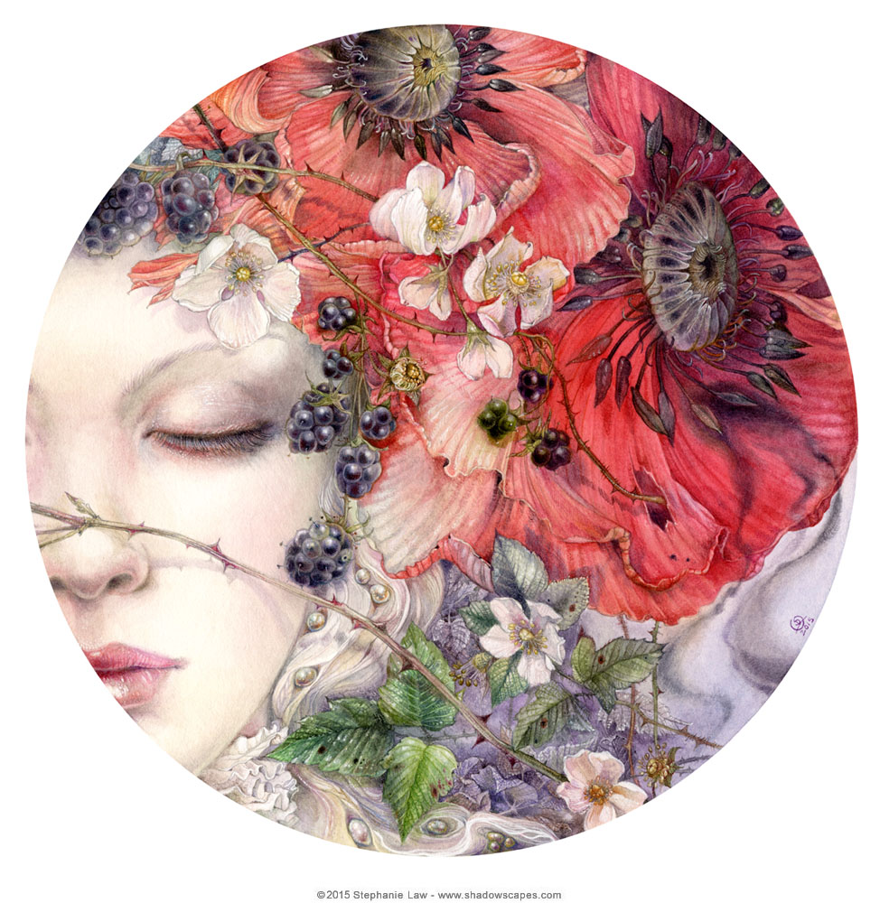 Depiction of "She Sleeps" by Stephanie Law.